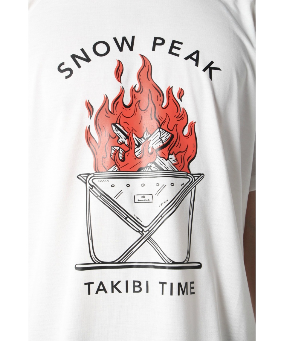 スノーピーク(snow peak) Tシャツ 半袖 TAKIBI TIME T Shirt