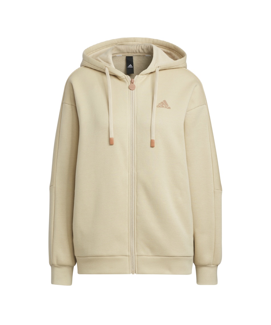 スウェットパーカー ワーディング ルーズフィット フリース