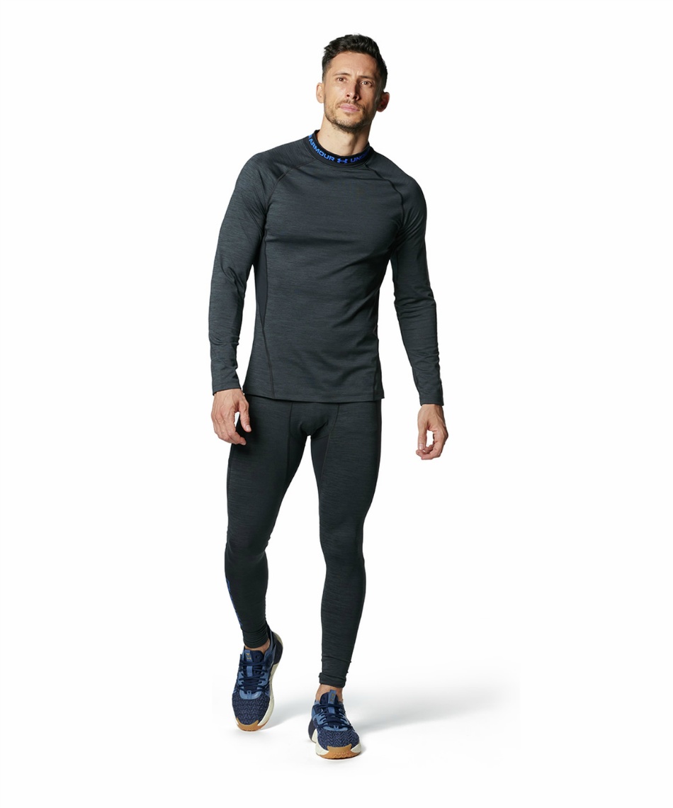 アンダーウェア 長袖 UA CG Armour Twist Mock 1379820-002 | スポーツ