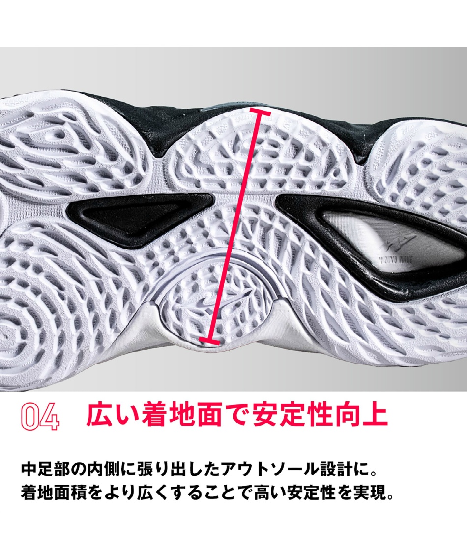 ミズノ(MIZUNO) バレーシューズ ウエーブモーメンタム 3 V1GA231244