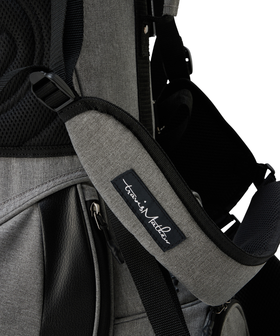 【たいくー】 Armour キャディバッグ グレー/ブラック トミーアーマー（Tommy Armour）（メンズ）ゴルフ キャディバッグ 軽量