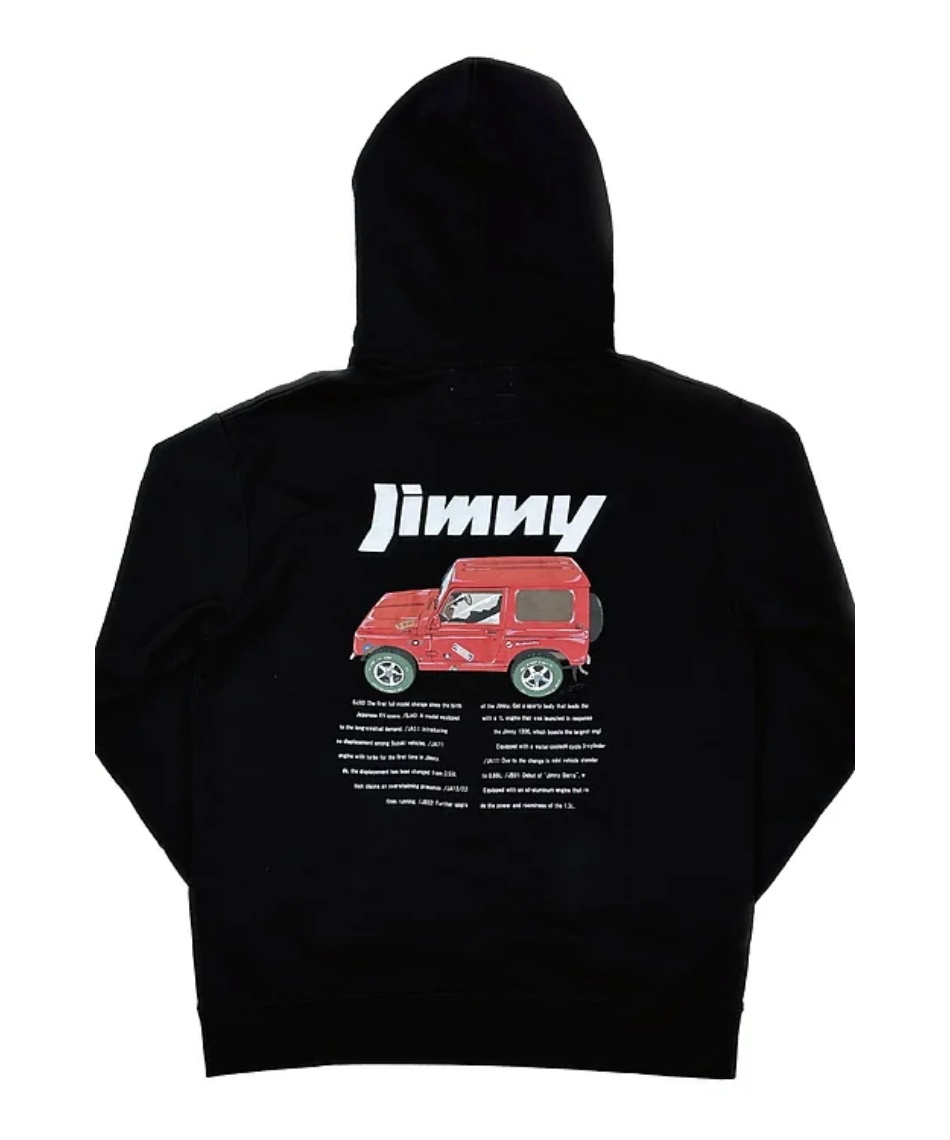 スウェットパーカーWD×JIMNY 2 ジェネレーションズパーカー843502