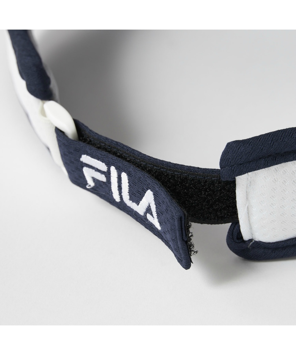 FILA レースワンピース　Mサイズ　サンバイザー2点セット ゴルフ サンバイザー シュシュ付き腰高サンバイザー 754-921