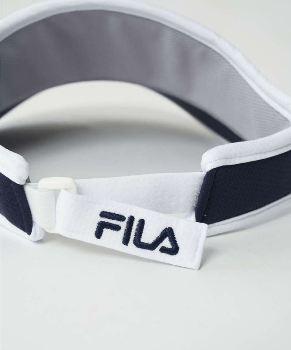 FILA レースワンピース　Mサイズ　サンバイザー2点セット ゴルフ サンバイザー シュシュ付き腰高サンバイザー 754-921