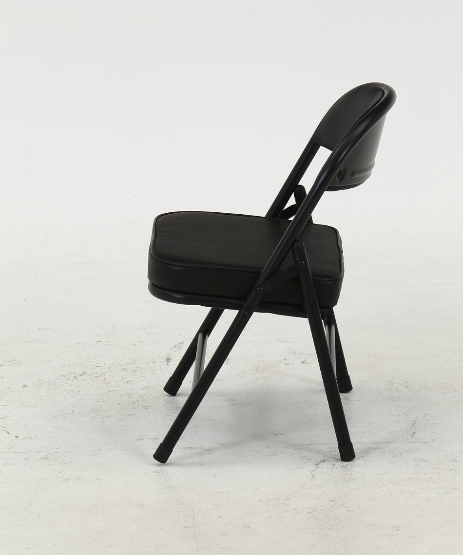 IA 折りたたみ椅子 黒 ハンディチェア 折りたたみチェア ロータイプ ワイド 736 【ご自宅配送