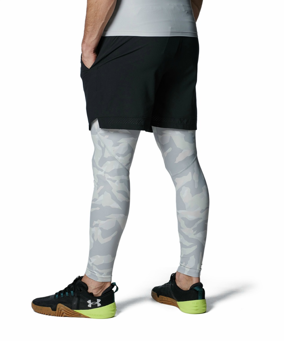 ロングタイツ UA ISO-CHILL Legging Novelty 1384788-011