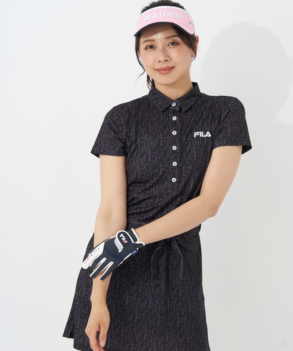 ゴルフウェア ワンピース ワンピース 柄 752-674 【ご自宅配送