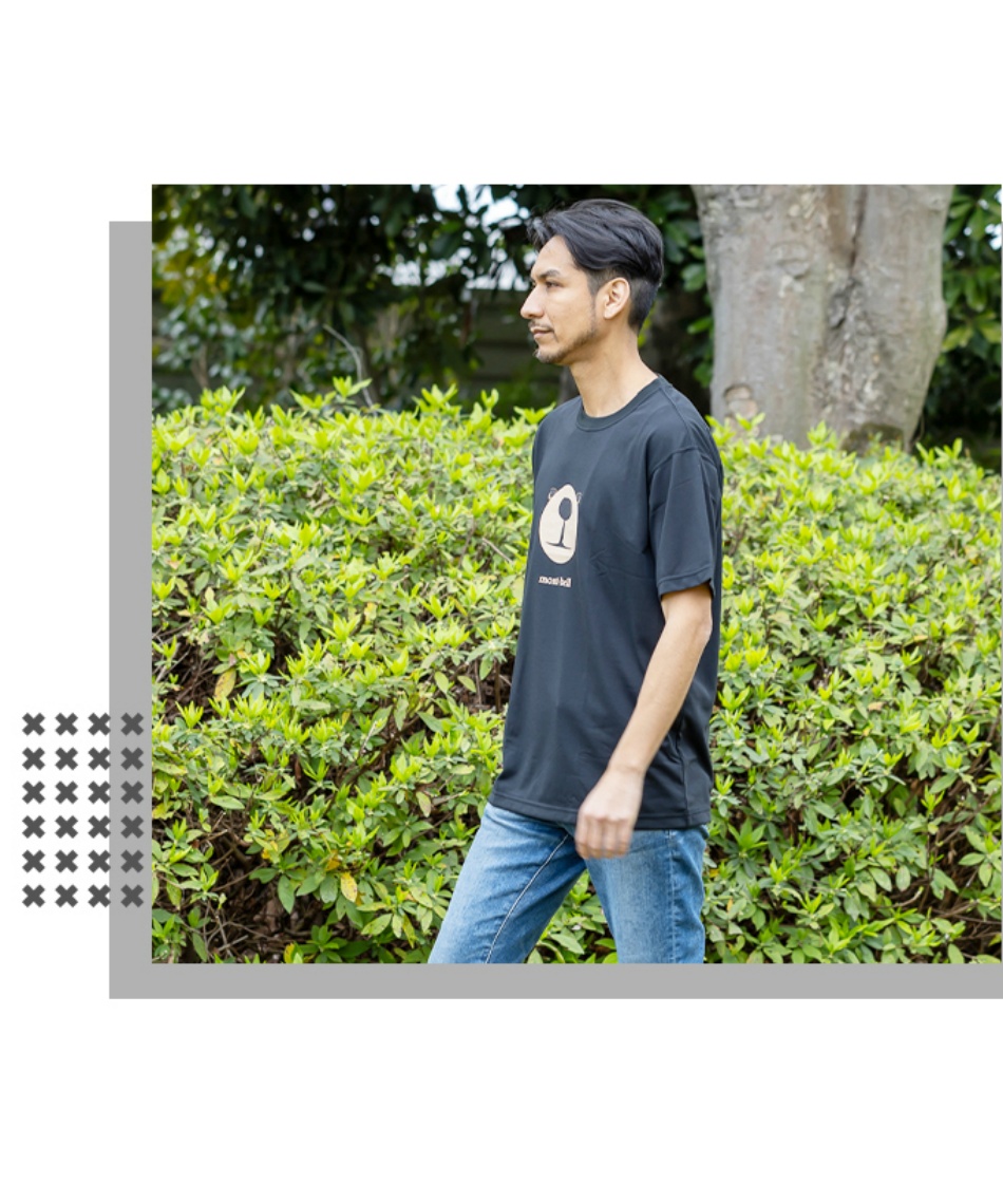 Tシャツ 半袖 WIC.T モンタベア フェイス 1114735 BK | スポーツ用品