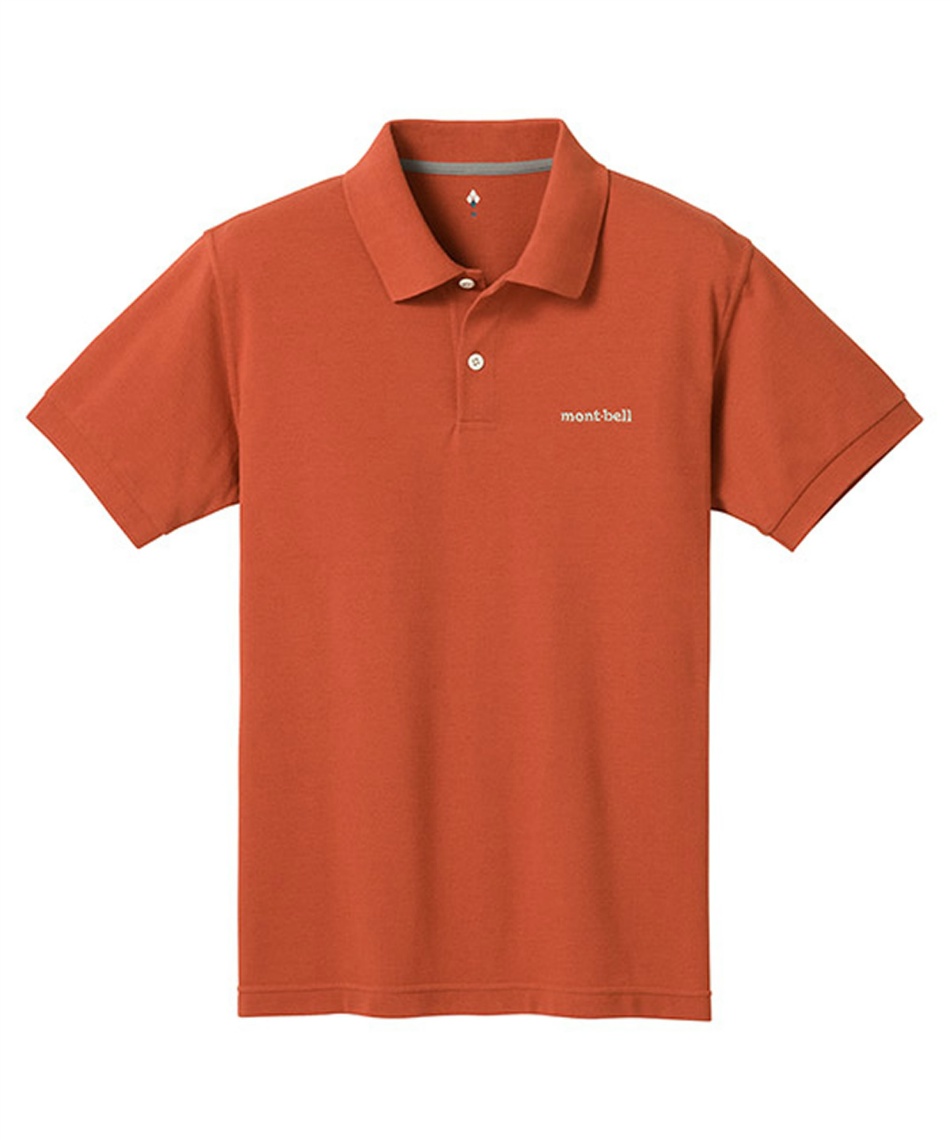 BELLMORE ベルモア　ポロシャツ　半袖　ロゴ　刺繍　オレンジ　M BELLMORE ベルモア ポロシャツ 半袖 ロゴ 刺繍 オレンジ M ゴルフ