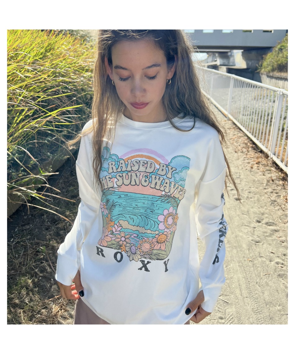 ロキシー(ROXY) ラッシュガード 長袖 DRINK THE WAVE RASH ラッシュ