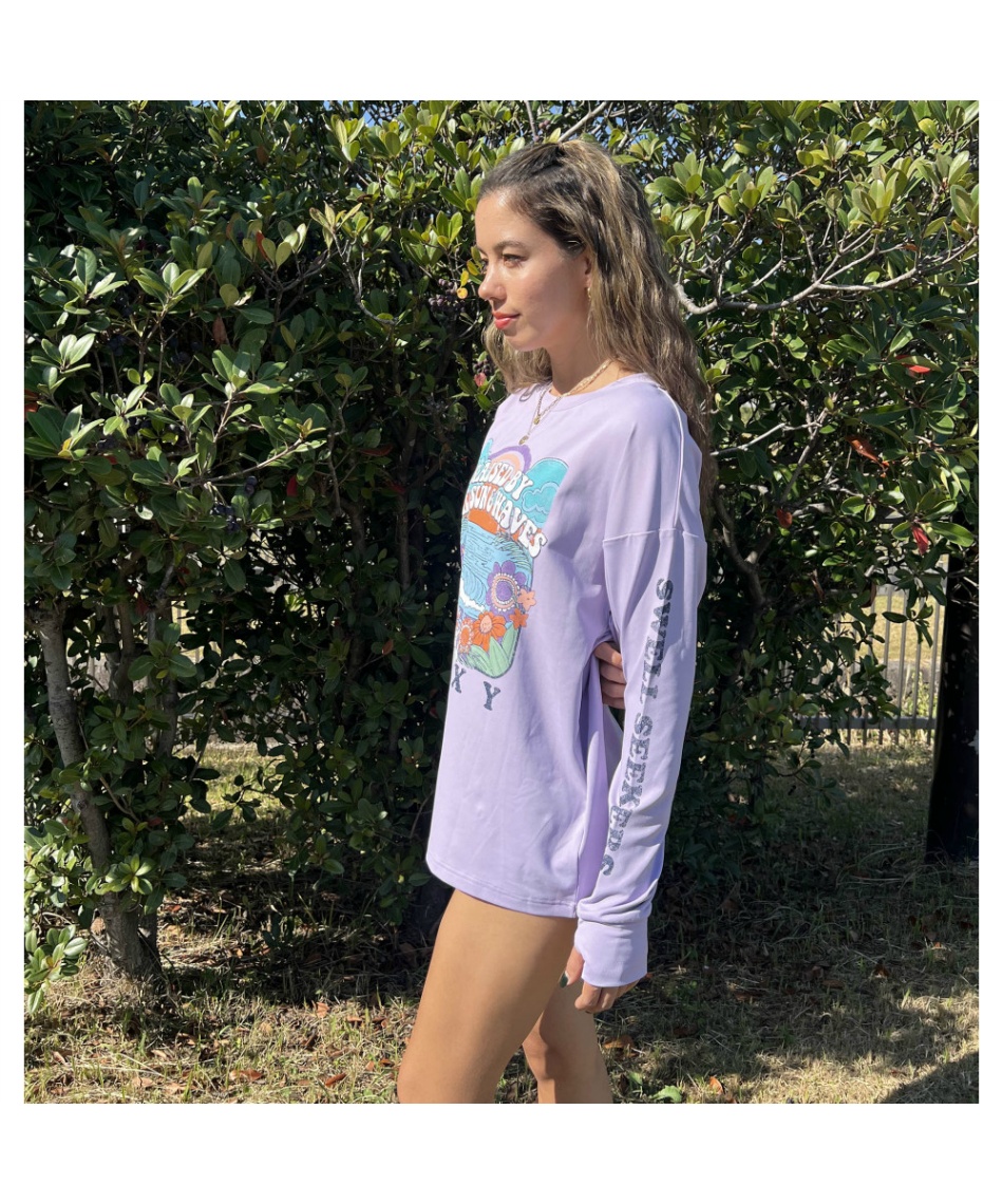 ロキシー(ROXY) ラッシュガード 長袖 DRINK THE WAVE RASH ラッシュ ロキシー(ROXY) ラッシュガード 長袖 DRINK THE WAVE RASH ラッシュ