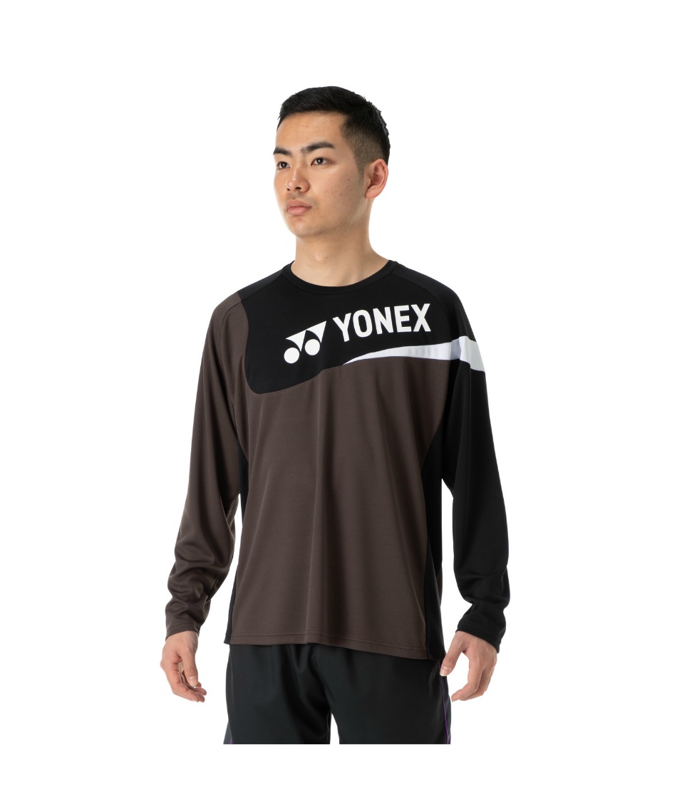 ファッション テニスウェア バドミントンウェア ユニロング 長袖 Tシャツ ウェア