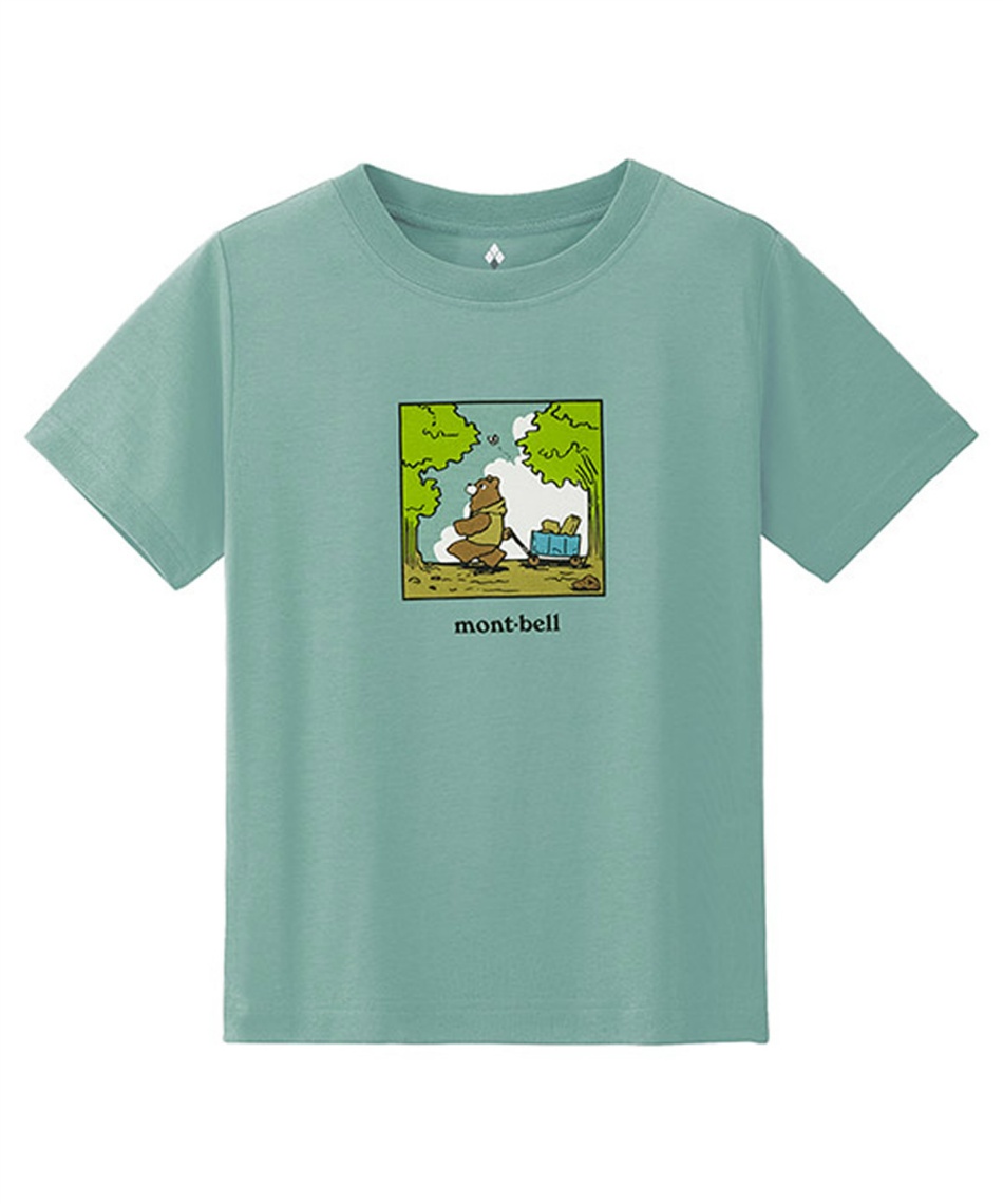 ManTシャツ2種、タオルセット　world Tシャツ 半袖 WIC.T Kid's ベア ワゴン 100-120 1114806 LBL