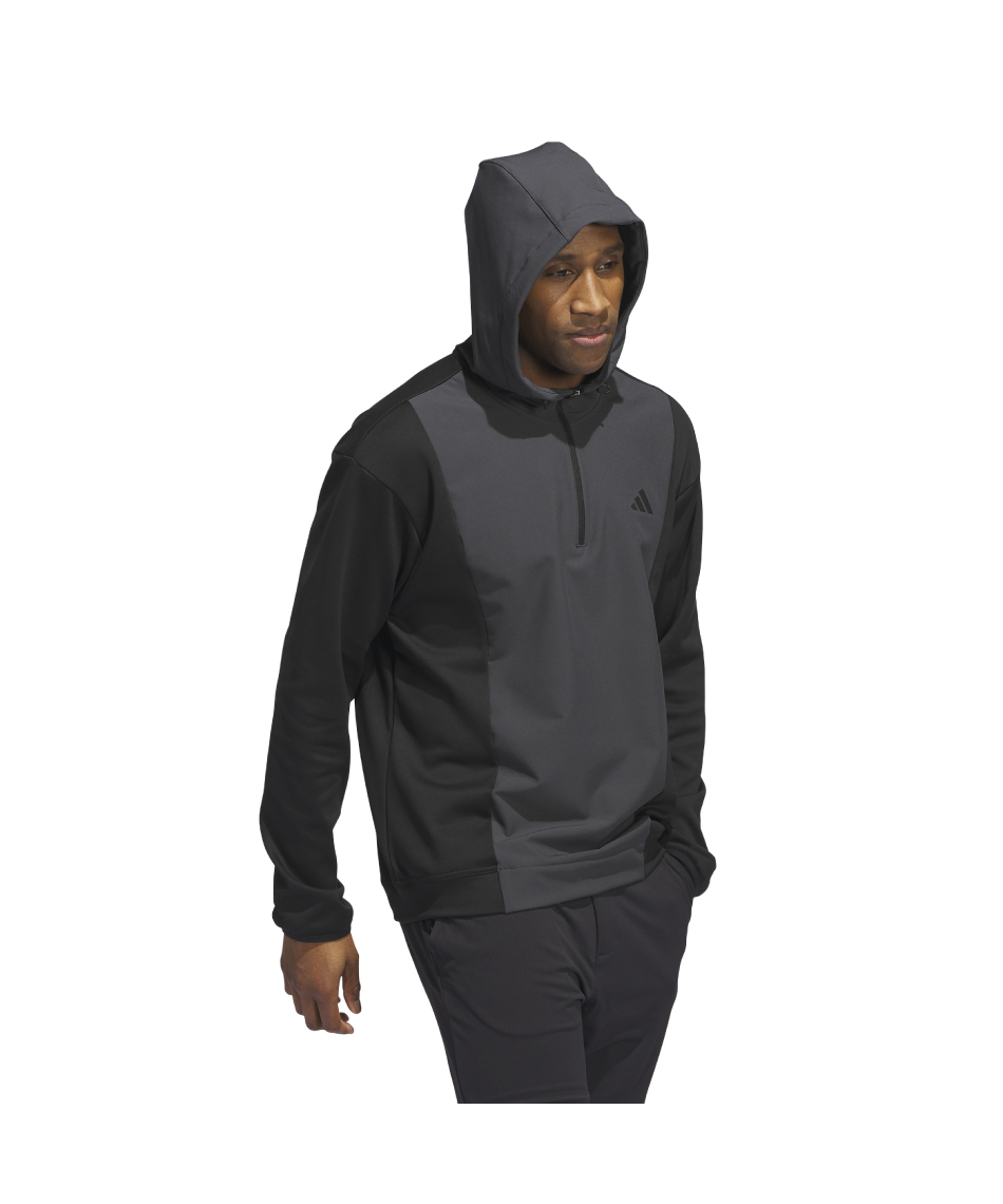 ゴルフウェア スウェット COLD.RDY ハーフジップフーディージャケット