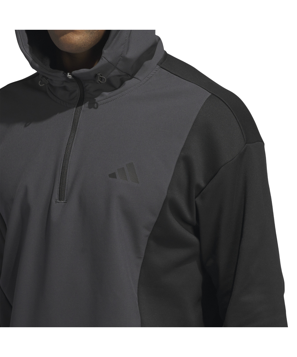 ゴルフウェア スウェット COLD.RDY ハーフジップフーディージャケット