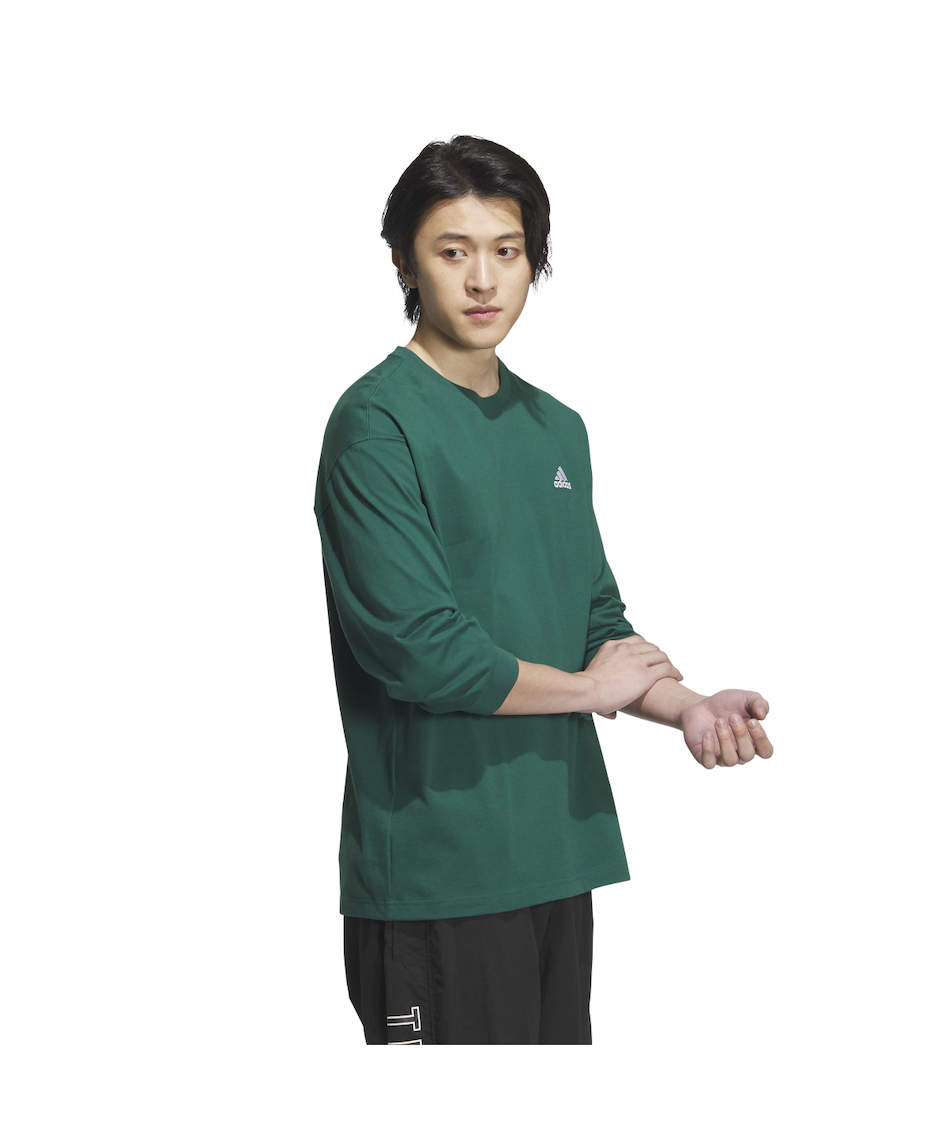 Tシャツ 長袖エッセンシャルズ プラス ルーズフィット スモールロゴ