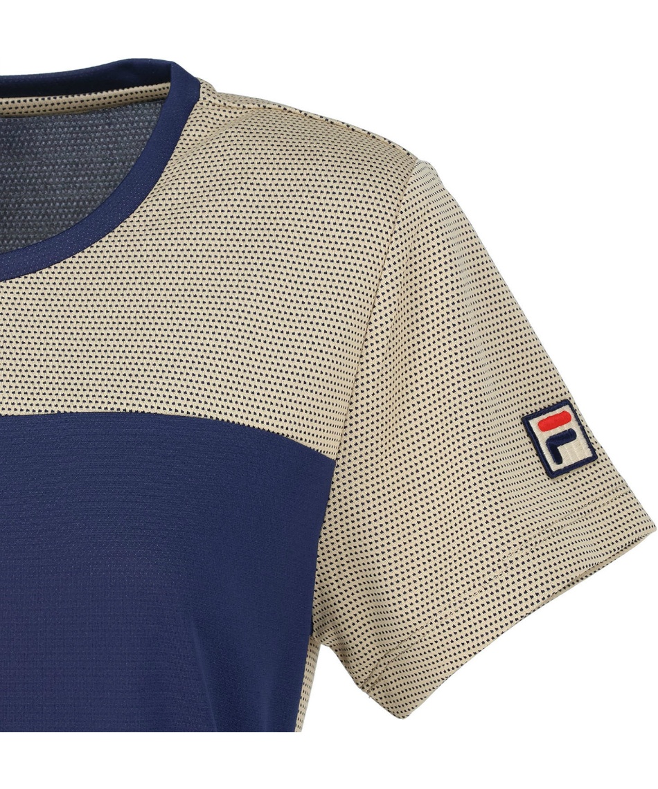 【新品】FILA テニスゲームウェア　XL フィラ(FILA) テニスウェア ゲームシャツ ゲームシャツ VL2921