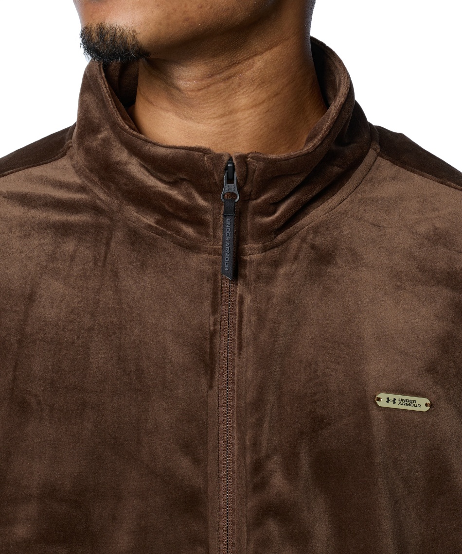 ベロアジャケット スウェットジャケット UAベロア フルジップ ジャケット 1388261-230