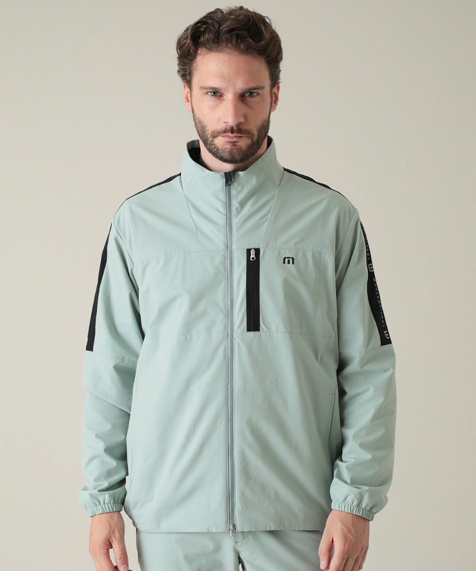 トラビスマシュー ゴルフ 防風ジャケット【ホワイト/ブラック/XL】新品！ トラヴィスマシュー(TravisMathew) ゴルフウェア ブルゾン Line