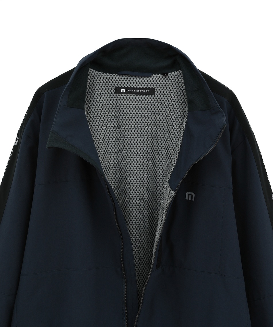 【トラヴィスマシュー】未使用 セットアップ ジップジャケット M 黒 トラヴィスマシュー(TravisMathew) ゴルフウェア ブルゾン Line