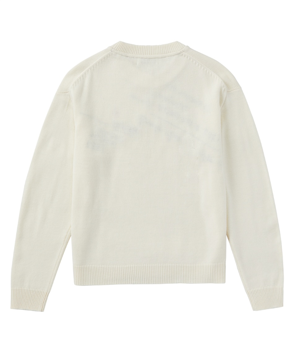 Golfickers ホワイト長袖セーター FILIPPO DE LAURENTIIS フィリッポ デ ローレンティス セーター GC3ML