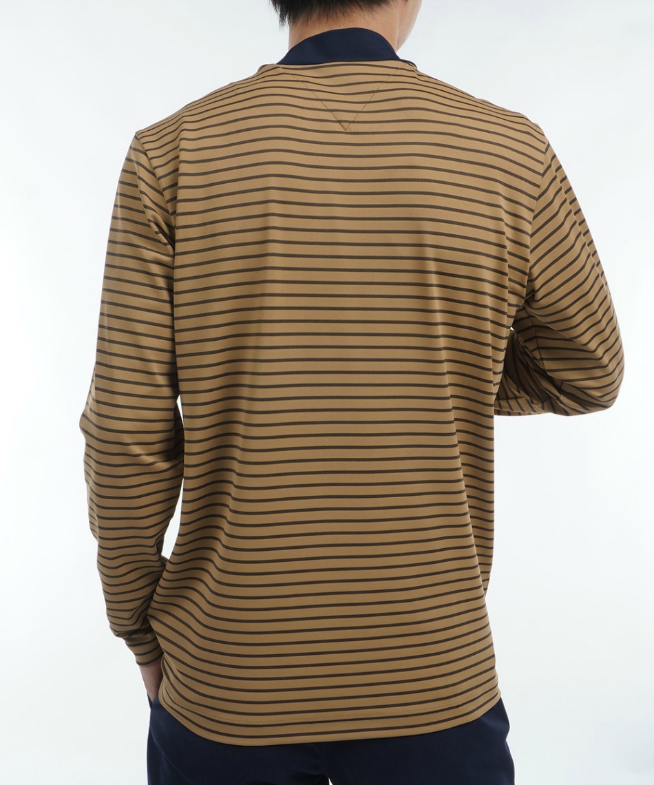 トミー ヒルフィガー ゴルフ 長袖 モックネック シャツ M ネイビー メンズ メンズ トミーヒルフィガー ゴルフウェア 長袖シャツ エッセンシャル