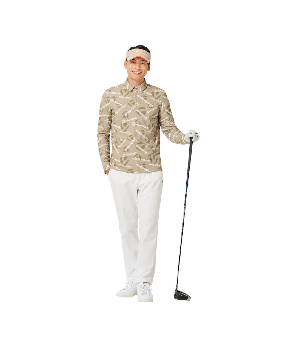 テーラーメイド(TaylorMade) ゴルフウェア ポロシャツ 長袖 T-HEAT