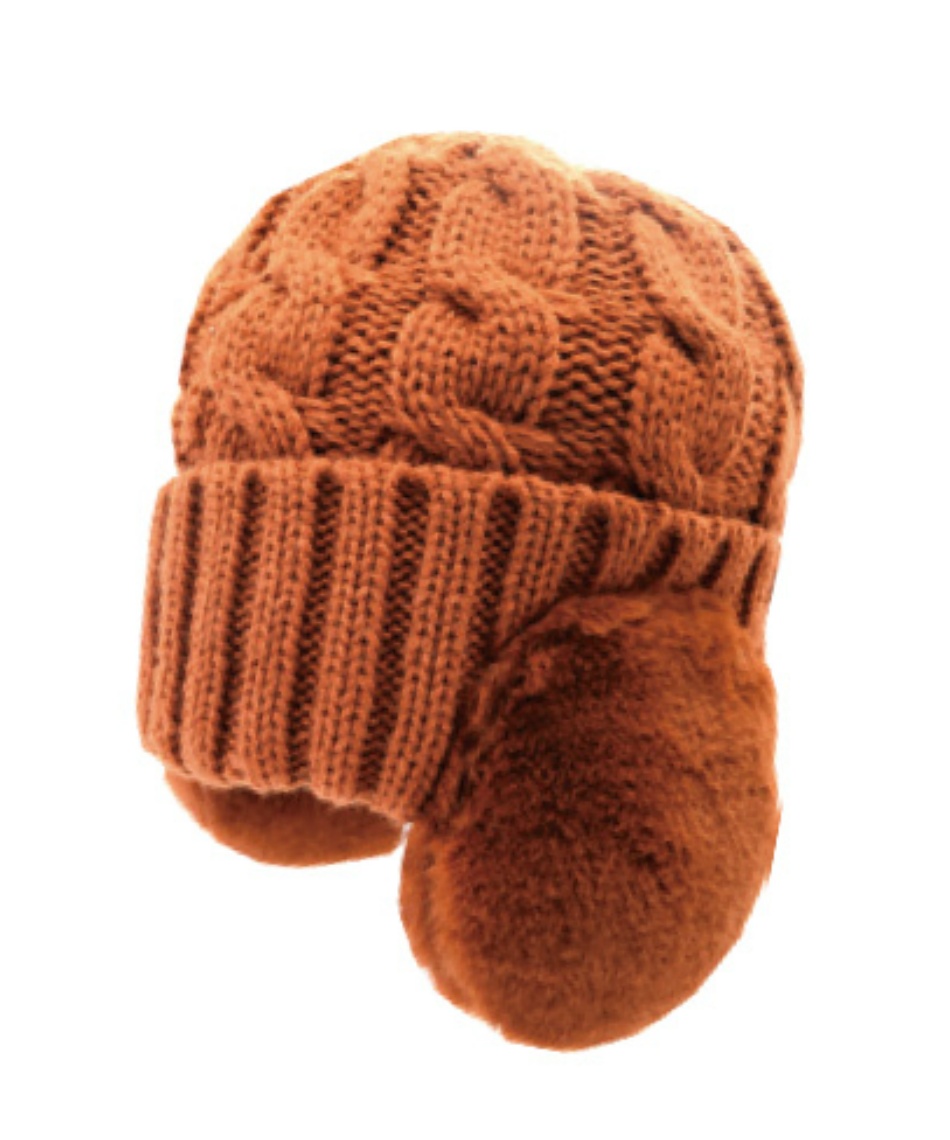 インプルーブ(IMPROVE) ニット帽 Cable Fur Ear Watch 2 NT-6293