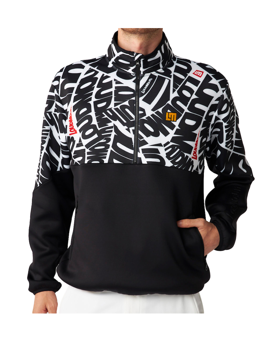 ラウドマウス(LOUDMOUTH) ゴルフウェア ブルゾン ハーフZIPブルゾン