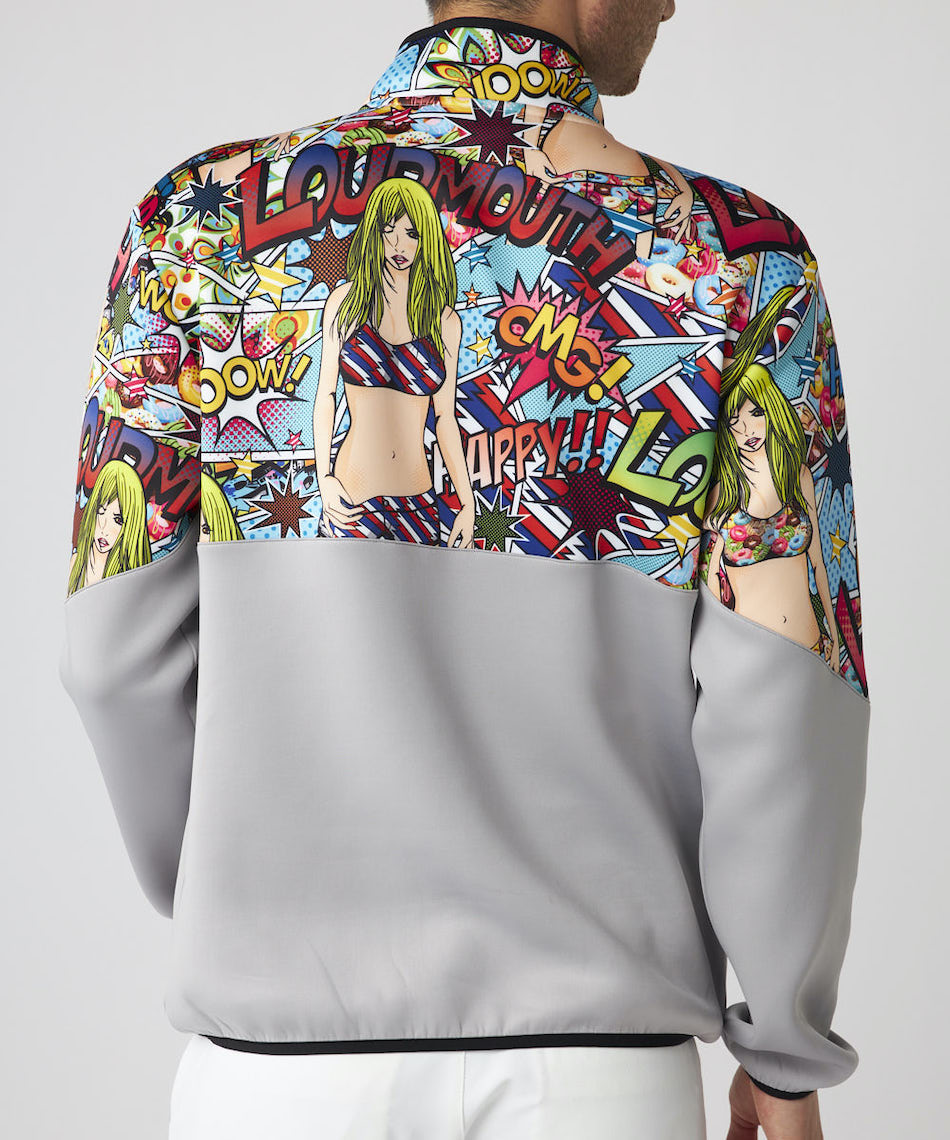 ラウドマウス♡ジャンパー 超美品 ラウドマウス ニットブルゾン Lサイズ 超美品 ラウドマウス