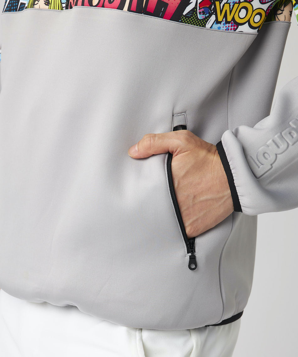 ラウドマウス(LOUDMOUTH) ゴルフウェア ブルゾン ハーフZIPブルゾン