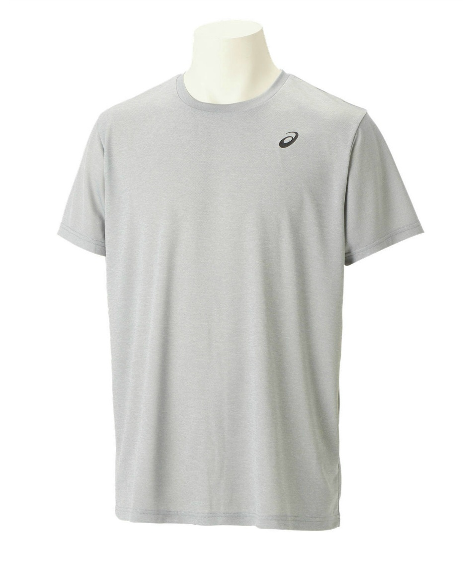 アシックス(asics) Tシャツ 半袖 DRY ワンポイントヘザー機能T