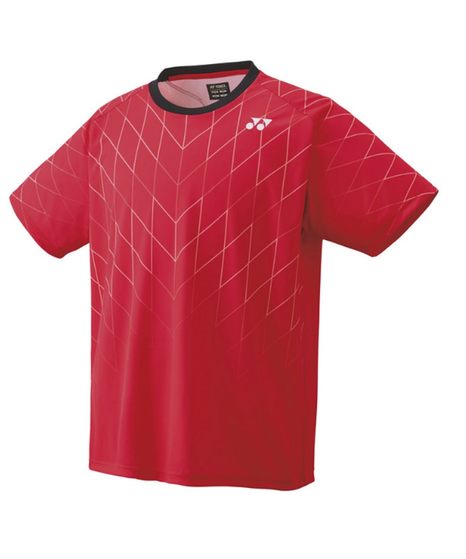 YONEX テニス・バドミントンウェア 赤 ヨネックス(YONEX) テニスウェア バドミントンウェア Tシャツ 半袖