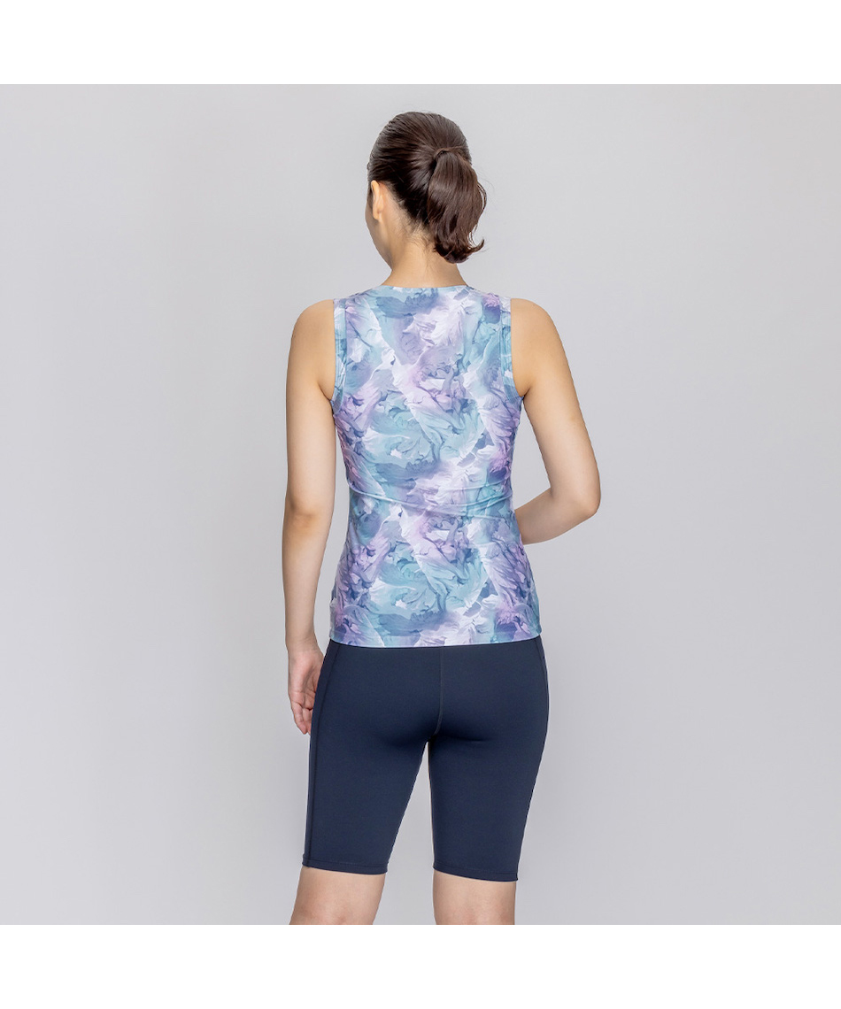 フィットネス水着 セパレート 総柄フルジップセパレーツ 2993130