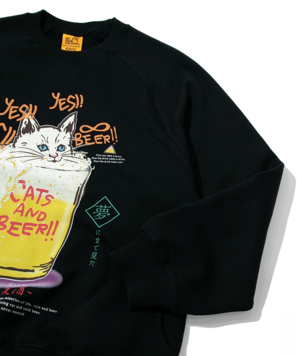 ゴースローキャラバン(Go Slow Caravan) スウェット トレーナー 空紡糸