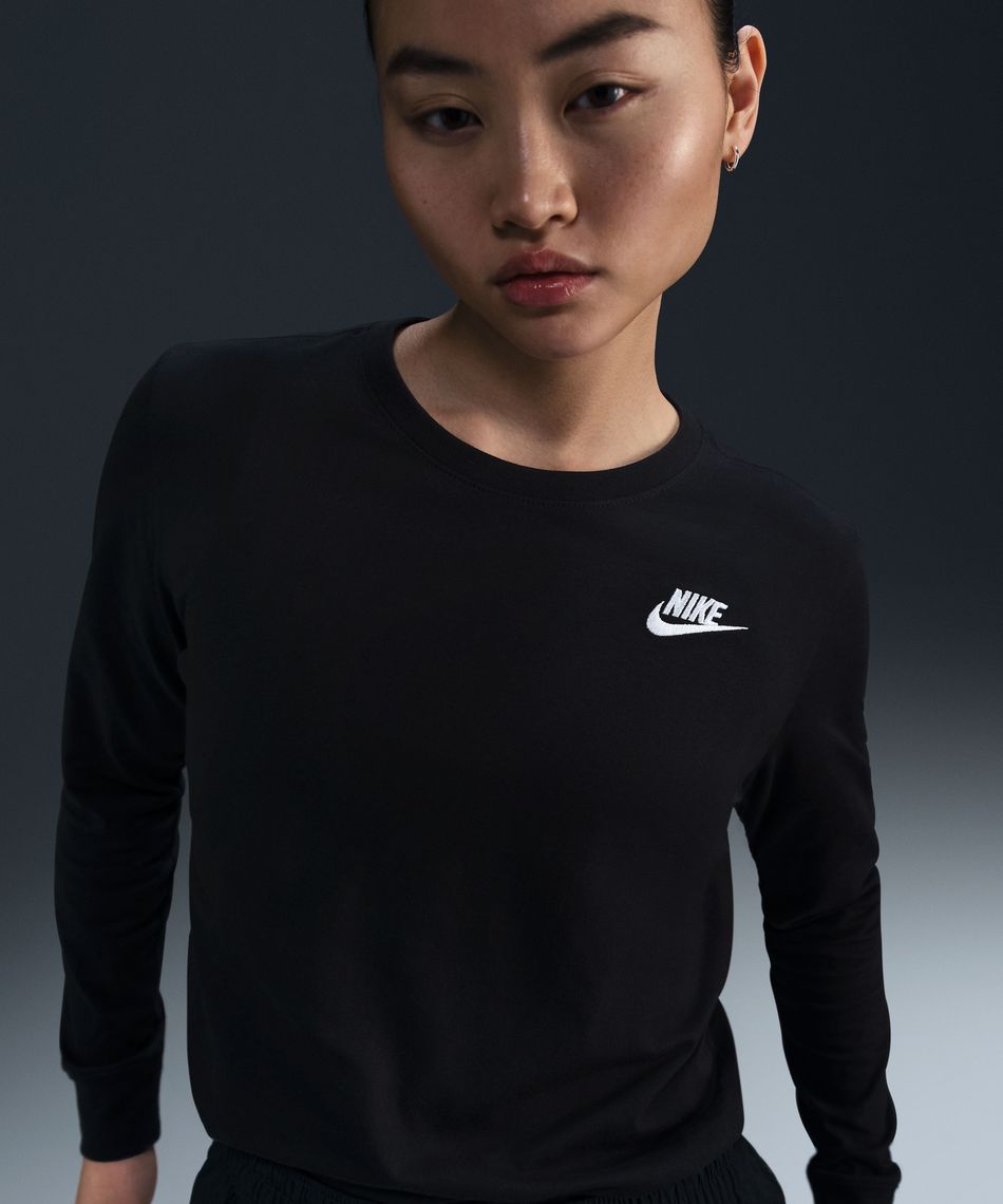 Tシャツ 長袖 L NSW CLUB ワンポロゴ ロンT HF0781-010 | スポーツ用品