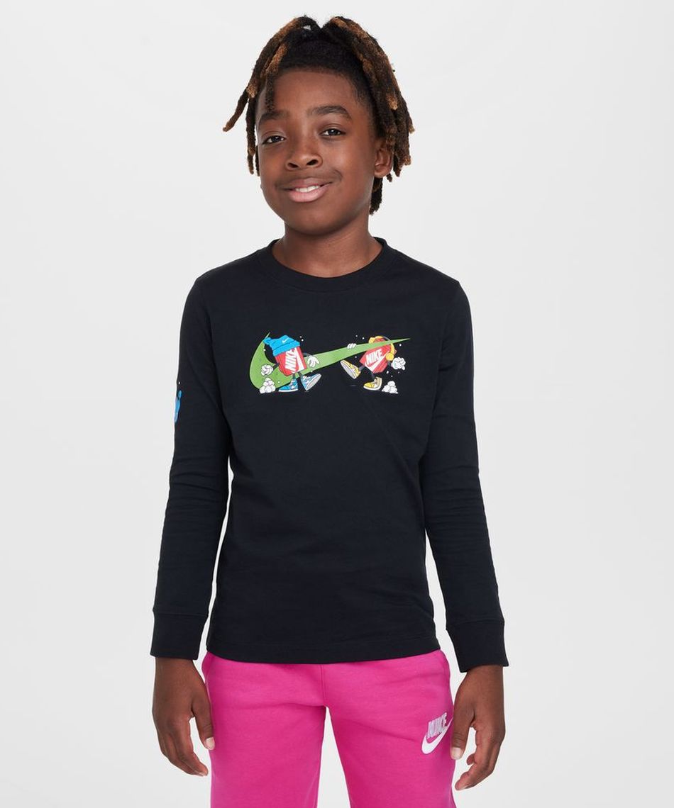 Tシャツ 長袖 J NSW LS TEE BOXY HF6006-010 | スポーツ用品なら