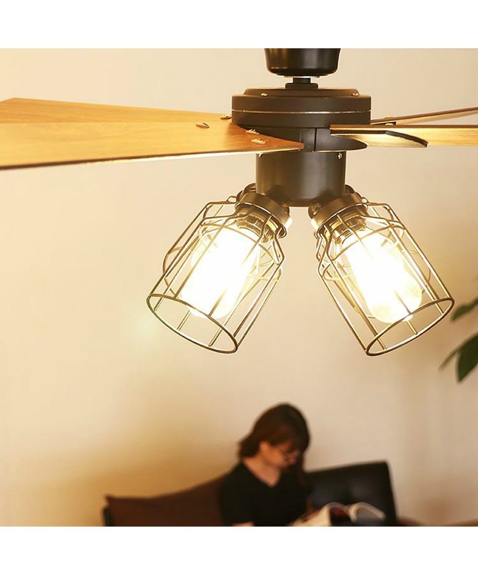 ジャヴァロエルフ JAVALOELF シーリングファン 6～8畳用 4枚羽根 4灯