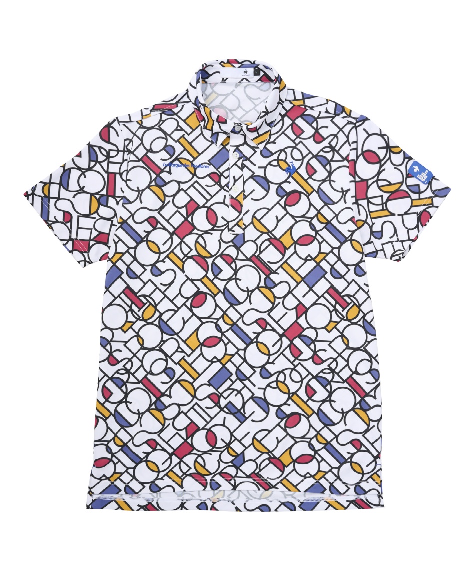 古着 総柄 ゴルフ柄 英字 アースカラー 半袖 柄シャツ 上質 OAKLEY オークリー 半袖シャツ ロゴ刺繍 総柄 グレー系 サイズ