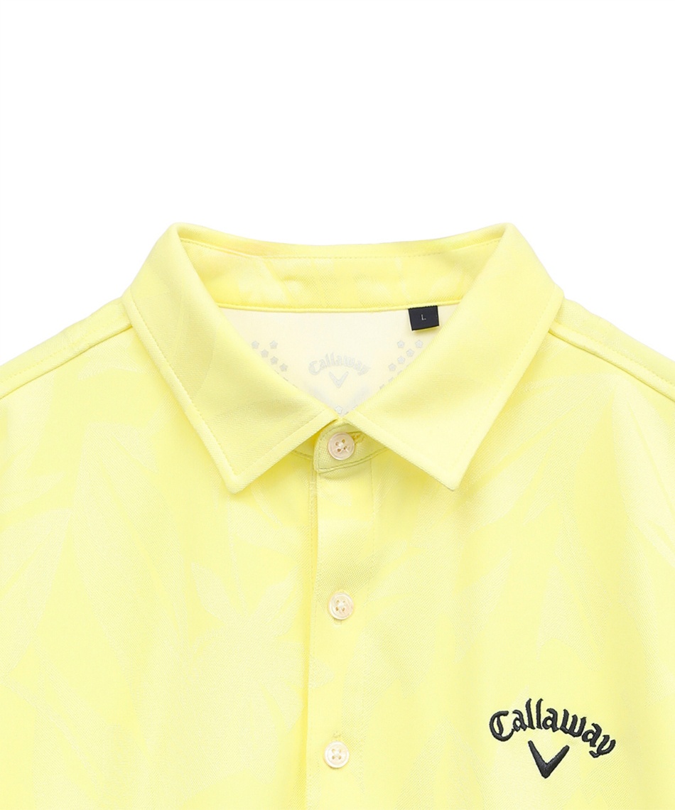 ゴルフウェア ポロシャツ 半袖 フラワージャガード半袖ポロ C25134115