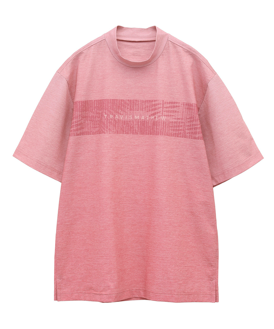 サイズ：L TRAVIS MATHEW トラビスマシュー  長袖シャツ ノーカラー チェック レッド系 [240101414340] ゴルフウェア メンズ ストスト TRAVIS MATHEW トラビスマシュー ストレッチパンツ 千鳥柄