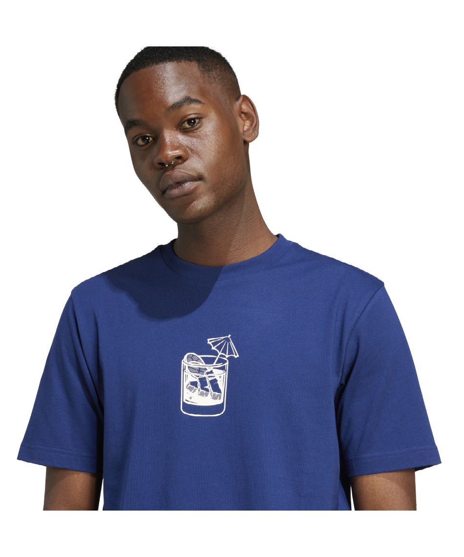 アディダス(adidas) Tシャツ 半袖 ラウンジ ドリンクグラフィック 半袖