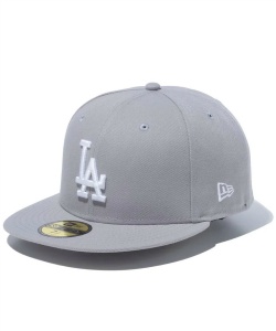 帽子 キャップ 59FIFTY ロサンゼルス・ドジャース グレー 14525219