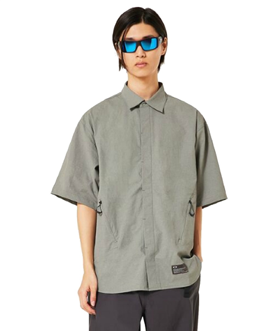 OAKLEY 半袖ポロシャツ オリーブグリーン Oakley Sand Block Polo Virulent Green Short Sleeve Golf