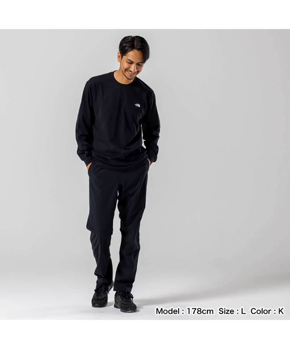 Tシャツ 長袖 ロングスリーブフラッシュドライヌプシコットンティー