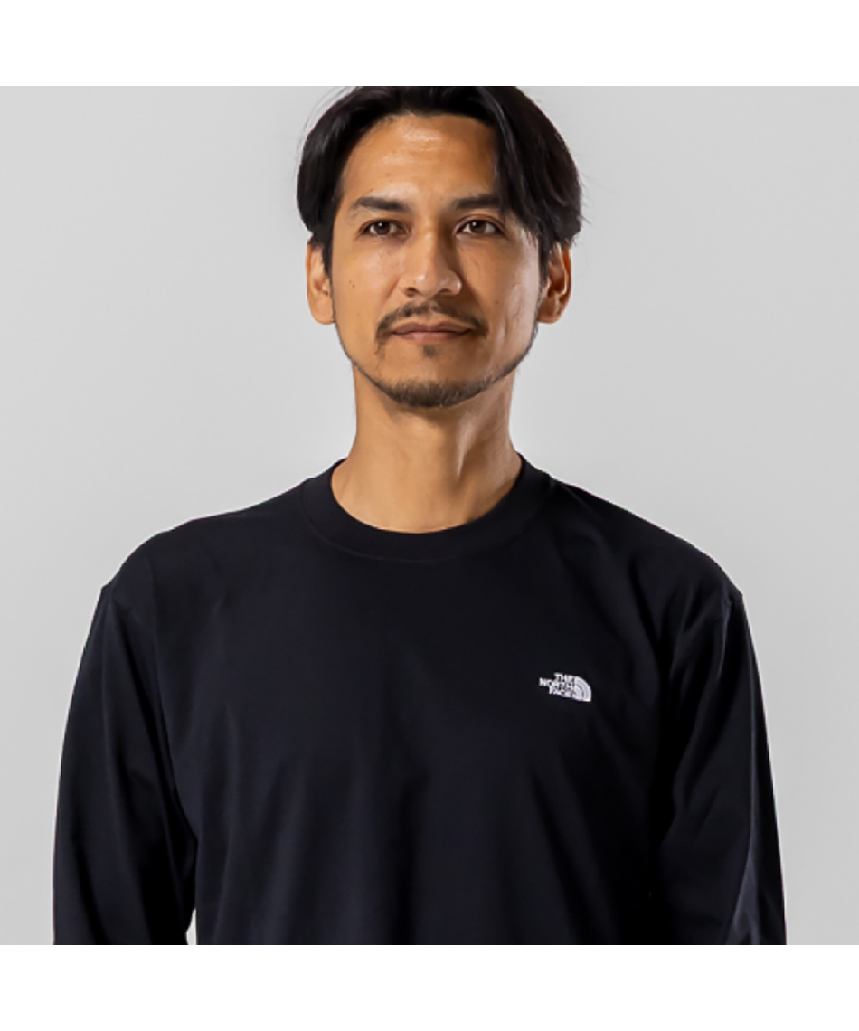 Tシャツ 長袖 ロングスリーブフラッシュドライヌプシコットンティー