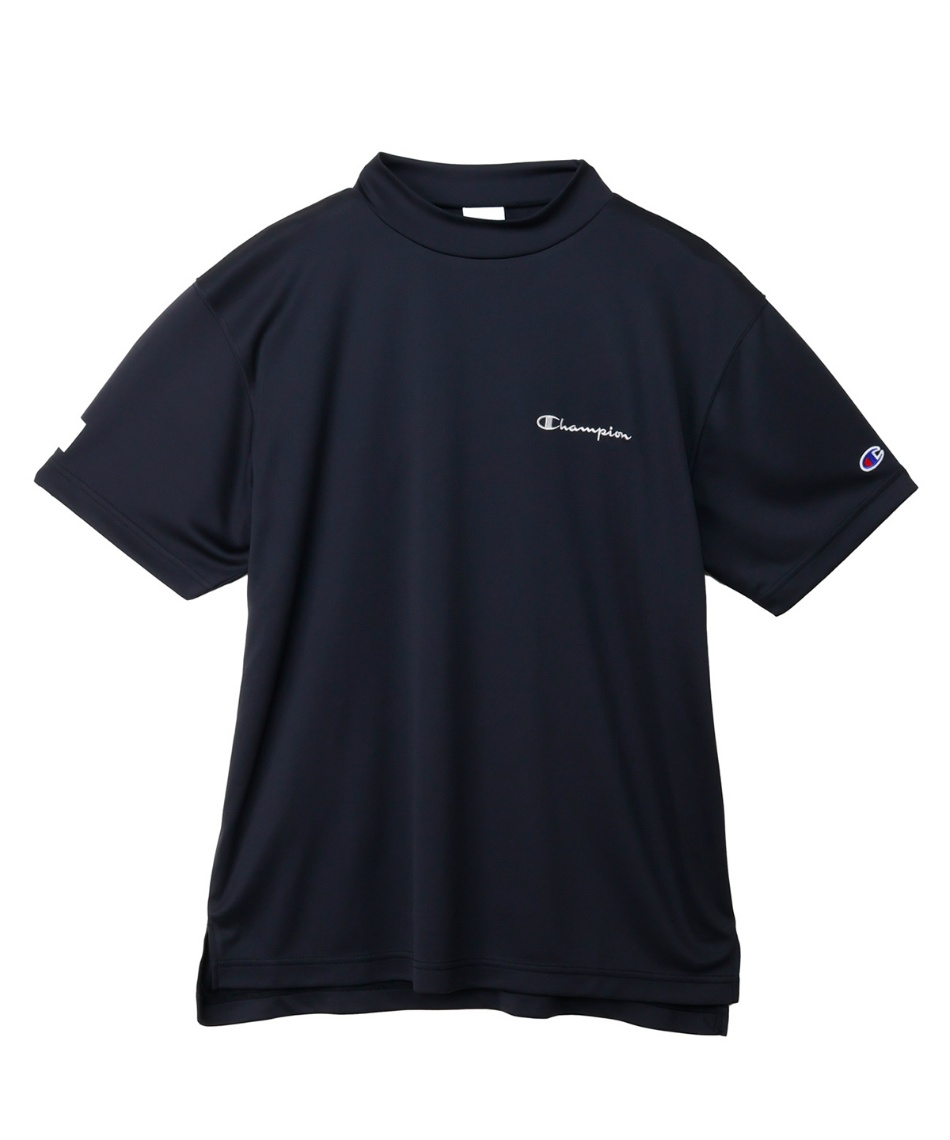 【新品】チャンピオン／ハイネック ／モックネック／半袖 チャンピオン（CHAMPION）（レディース）ゴルフウェア 速乾 遮熱