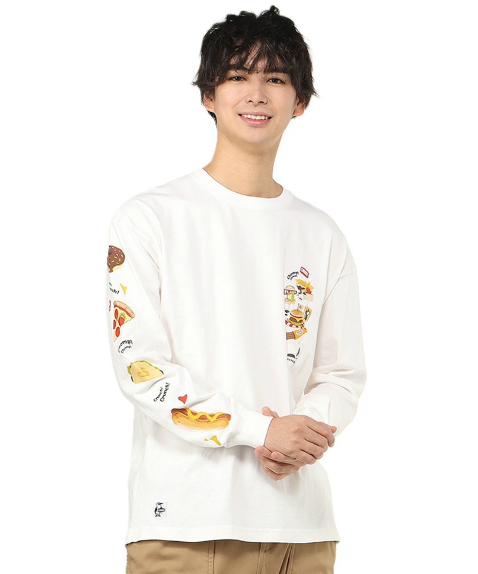 Tシャツ 長袖 ファストフードロングスリーブTシャツ CH01-2515