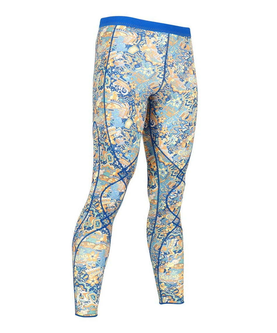 ロングタイツ チャムス x CW-Xメンズスポーツタイツ CHUMS x CW-X Mens