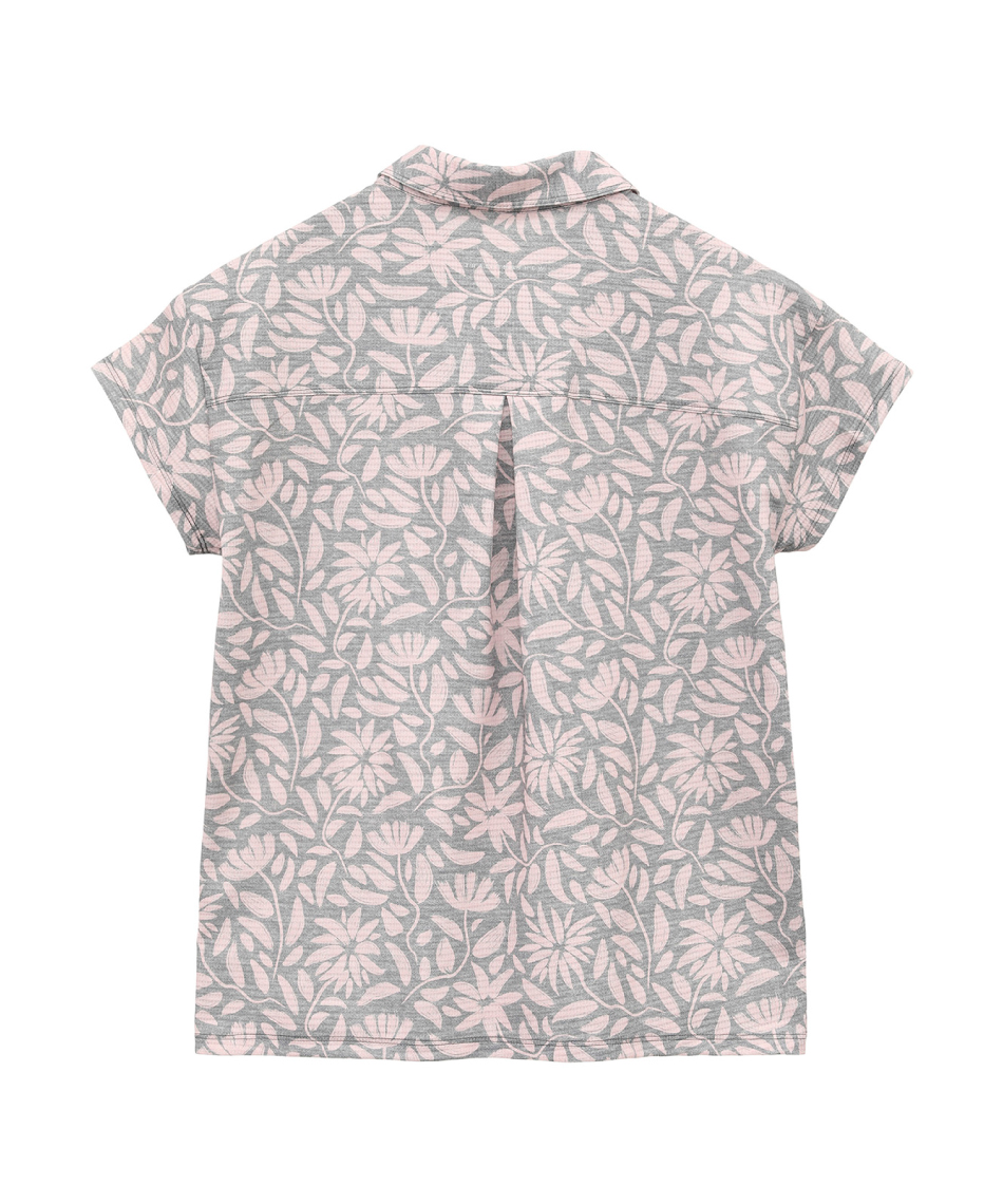 FR2GOLF ロゴプリントバイカラー半袖ポロシャツ S PING APPAREL】総柄プリント半袖ポロシャツ ＜LADIES LINE
